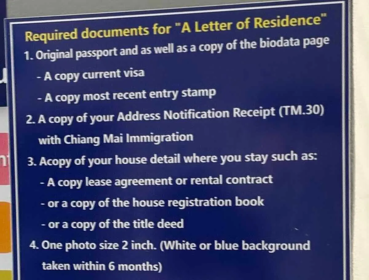 How To Get Certificate of Residency In Chiang Mai, Thailand – Step by Step Guide